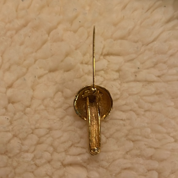 Van’s Authentic Mushroom Gold Color Pendant Charm Brooch Pin - Picture 5 of 17